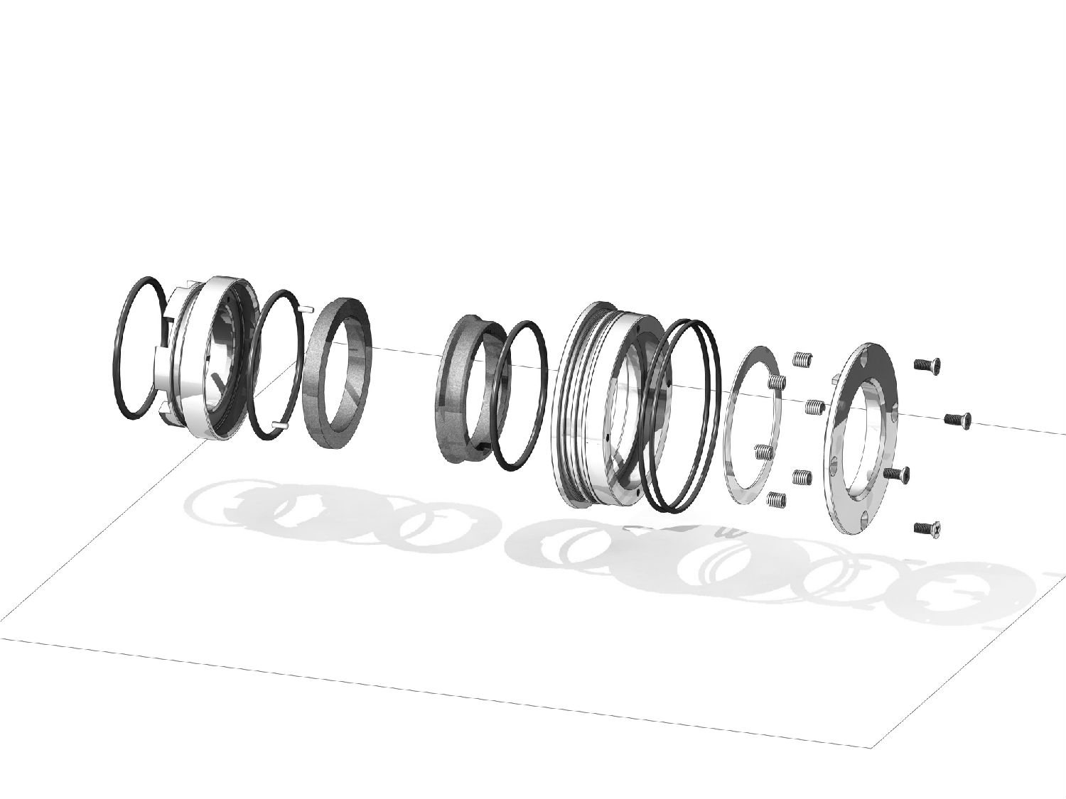 羅德凸輪轉(zhuǎn)子泵配備的機械密封 羅德凸輪轉(zhuǎn)子泵配備的機械密封