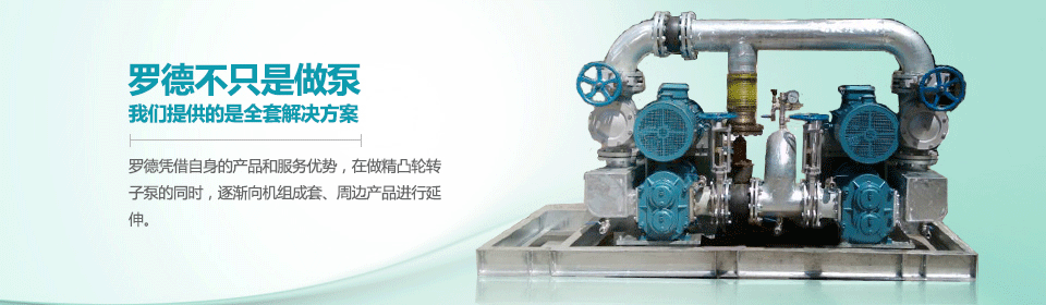 羅德不只是做泵，我們提供的是全套解決方案